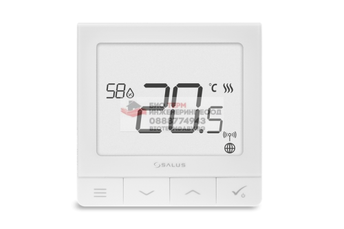 Жичен цифров регулатор на температура със ZigBee комуникация, SQ610, SALUS